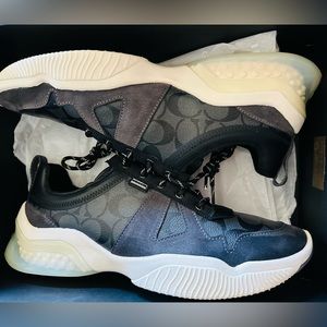 Coach Black and Gray Men's Sneakers